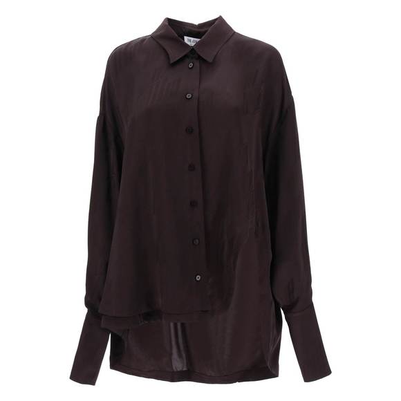 【関税込み】THE ATTICO KOTA SHIRT IN JACQUARD SATIN The attico monogram jacquard kota shirt